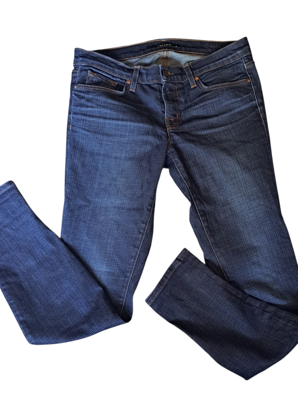 J Brand Skinny Jeans Womens Size 27 Blue Stretch Denim Mid Rise Skinny Leg